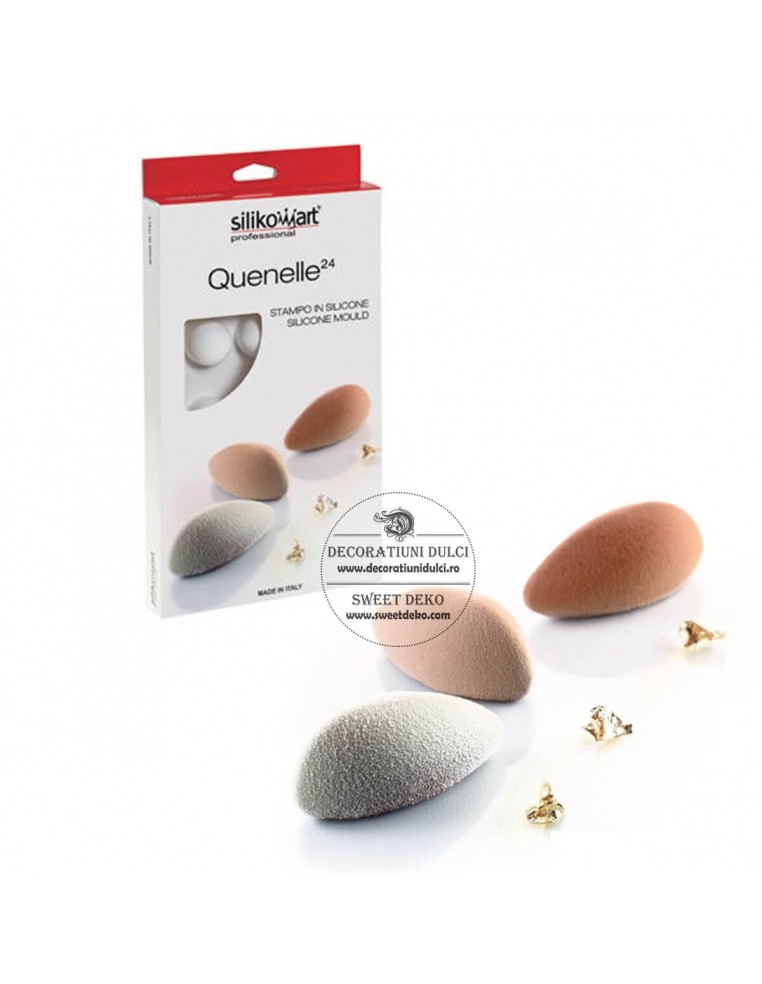 Mulaj Silikomart  Quenelle | Decoratiuni Dulci
