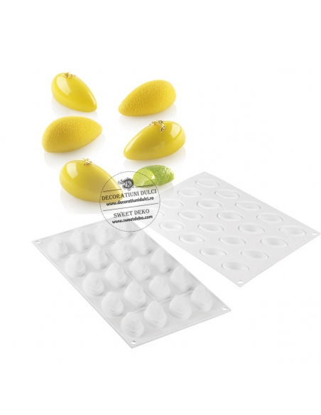 Mulaj Silikomart  Quenelle | Decoratiuni Dulci