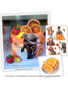 Fetele toamnei - imagine comestibila 2