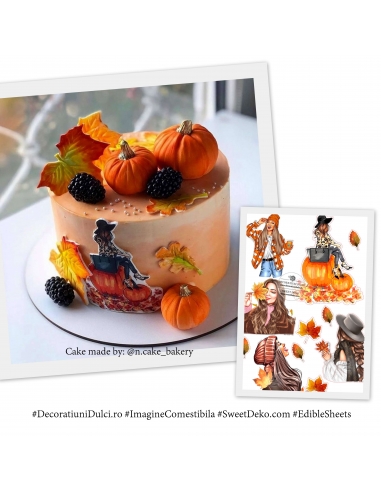 Fetele toamnei - imagine comestibila