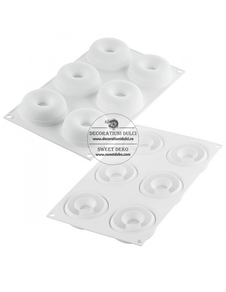 Mulaj monoportii donuts gourmand 80, Silikomart