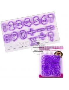 Decupatoare cifre si semne 6cm inaltime 2