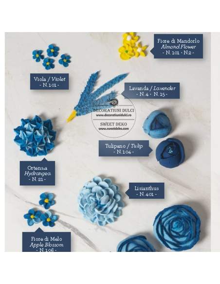 Set 26 duiuri, 2 cuple si cui formare flori, Decora