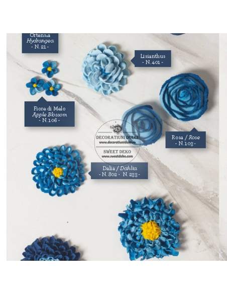 Set 26 duiuri, 2 cuple si cui formare flori, Decora