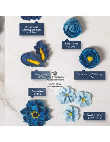 Set 26 duiuri, 2 cuple si cui formare flori, Decora