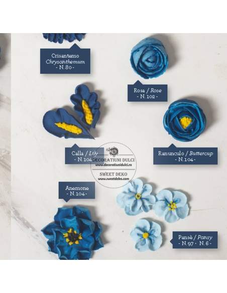 Set 26 duiuri, 2 cuple si cui formare flori, Decora