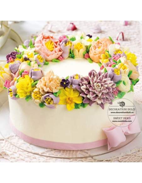 Set 26 duiuri, 2 cuple si cui formare flori, Decora