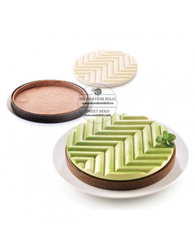 Kit tarte grafique, Silikomart