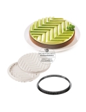 Kit tarte grafique, Silikomart