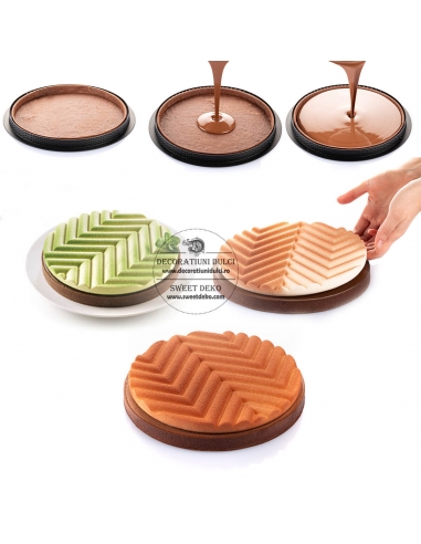 Kit tarte grafique, Silikomart