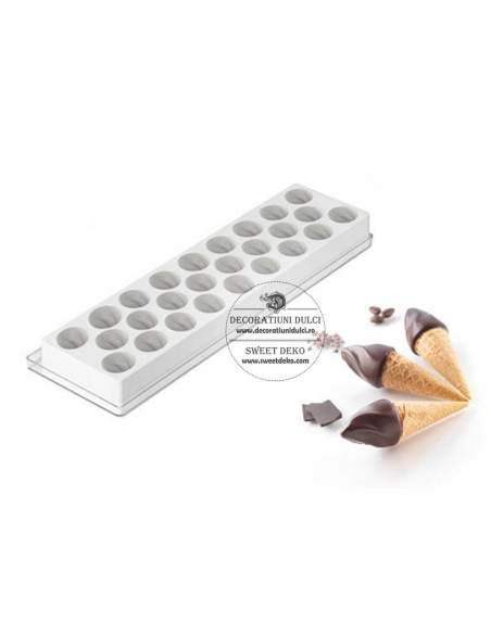 Mulaj in forma de flacara, spirala flame Silikomart