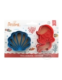 Decupatoare prajiturele scoica si sirena