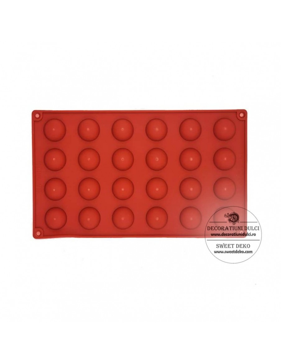 Mulaj 24 de semisfere 2.5cm diametrul