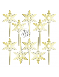 Set 10 mini fulgi, toppers plexi 2