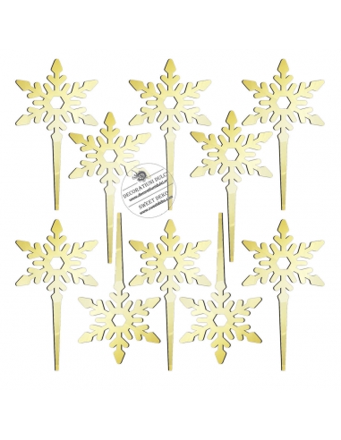 Set 10 mini fulgi, toppers plexi