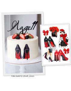 Lady in red - imagine comestibila 2