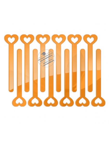 Bete cakesicles, model inimioara