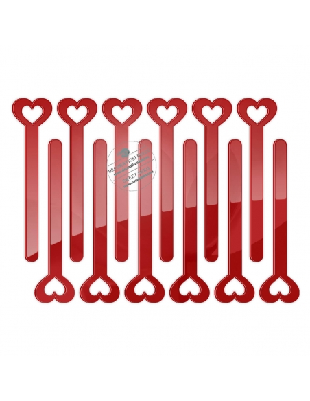 Bete cakesicles, model inimioara