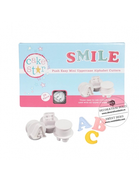 Litere mari ejector, Cake Star | Decoratiuni Dulci