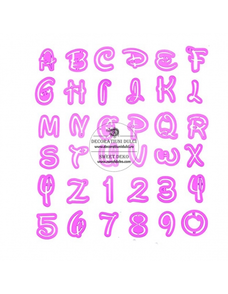 Decupatoare litere Disney | Decoratiuni Dulci
