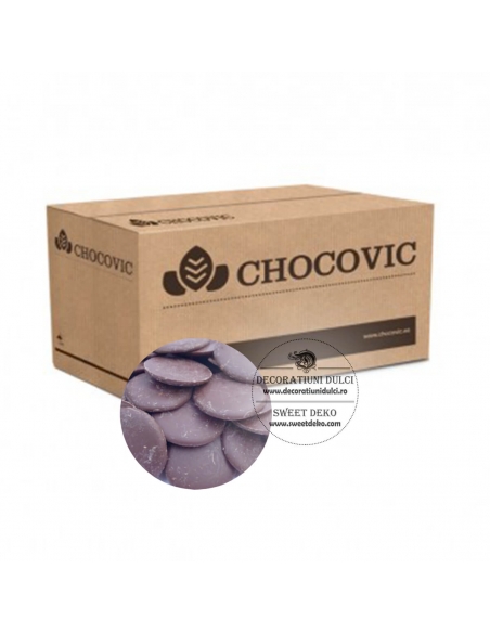 Ciocolata cuvertura cu lapte CoCoat, Milk Compound Chocovic 1kg