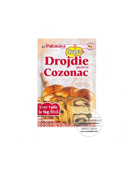 Drojdie instant super pentru cozonac, 15g Pakmaya
