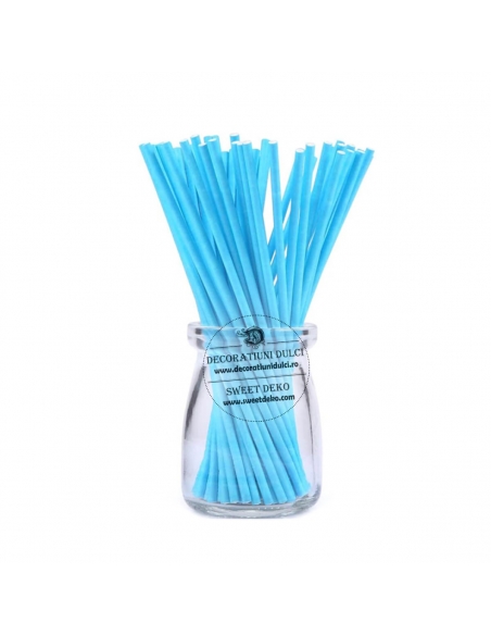 Bete albastru deschis pentru lollipops
