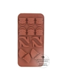 Mulaj praline din ciocolata forme lady (pantof, evantai, geanta)