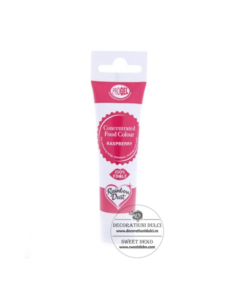 Colorant gel roz zmeura - raspberry Rainbow Dust Progel