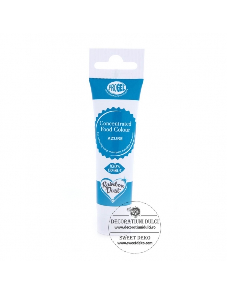 Colorant gel albastru cer, Rainbow Dust Progel Azure