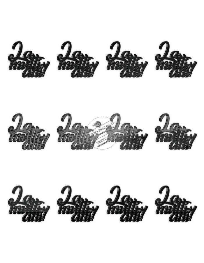 Set de 12 mini topper | La multi ani