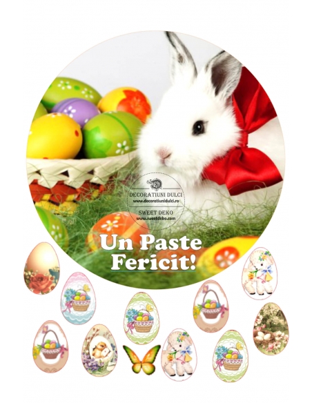 Imagine comestibila Paste - 3 | Decoratiuni Dulci