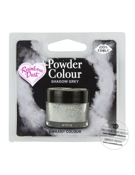 Dust pudra gri, Powder colour - shadow grey Rainbow Dust