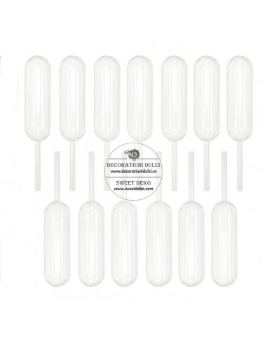 Set 50 pipete pentru sirop, fingerfood