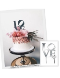 Cake topper Love, plexi 2