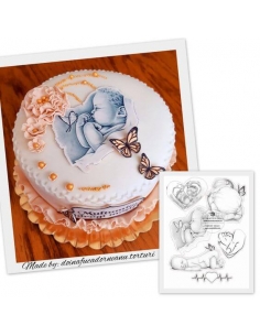 Imagine comestibila bebelus creionat