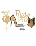 Set Decoratiuni tort Bride To Be
