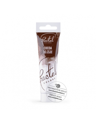 Cocoa colorant gel alimentar, Fractal
