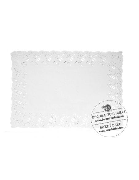 Dantela dreptunghiulara prajituri (100buc.)