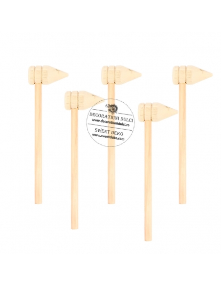 Mini ciocanele cu o parte ascutita (set 5 bucati)