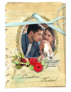 Pagina de jurnal, rama foto personalizata 2