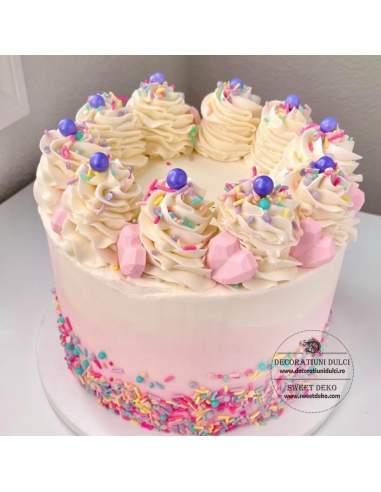 Mulaj bomboane inimi geometrice (8 cavitati)