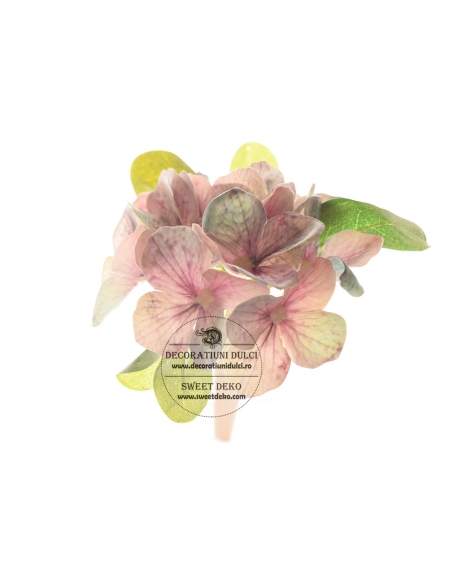 Topper flori - buchetel hortensie turcoaz
