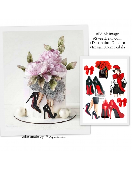 Lady in red - imagine comestibila