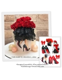 Lady in red - imagine comestibila