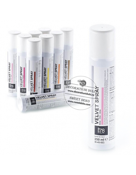 Velvet spray, efect de catifea roz 250ml, pink Silikomart i78