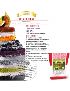 Vizyon Red Velvet Cake MIX (10kg) 2