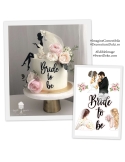 Imagine comestibila pentru tort, Bride to be