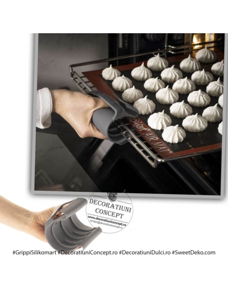 Manusa din silicon, GRIPPY - SILICONE MITT 12 x12.8cm