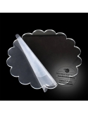 Set sablon tort, model floare 16 petale (2buc)